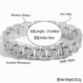 Hiphop full diamond domineering heavy industry bracelet 16mm men's hip-hop jewelry personality all-match tank bracelet bracelet