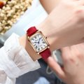 Square Watch Women's Fashion Genuine Leather Waterproof Watch Quartz Watch