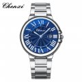 Chenxi Roman Couple Calendar Blue Pink White Steel Waterproof Luminous Classic Spherical Quartz Watch