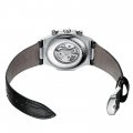 Chenxi transparent bottom multifunctional watch true three-eye calendar chronograph luminous waterproof trendy quartz watch