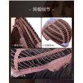 Air bangs, long curly hair, multi-color, natural and versatile wig