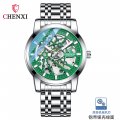 Chenxi hollow mechanical watch men's watch fully automatic watch men's waterproof steel belt luminous mechanical watch