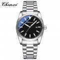 Fashionable steel band men's morning watch calendar luminous waterproof watch quartz watch factory spot wholesale