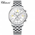 Men's watch quartz watch alloy fashion trend watch luminous calendar three-hand model
