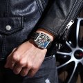 Chenxi barrel-shaped hollow automatic mechanical watch men's luminous manufacturer mechanical watch