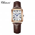 Square Watch Women's Fashion Genuine Leather Waterproof Watch Quartz Watch