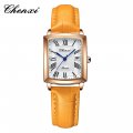 Square Watch Women's Fashion Genuine Leather Waterproof Watch Quartz Watch