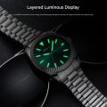 Fashionable steel band men's morning watch calendar luminous waterproof watch quartz watch factory spot wholesale