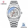 Chenxi new hollow bottom automatic mechanical watch men's luminous waterproof men's watch