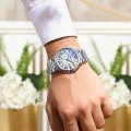 Chenxi watch men's watch sweep seconds through the bottom movement steel belt quartz watch calendar men's factory wholesale