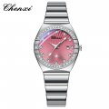 Chenxi new round diamond scale watch calendar luminous waterproof ladies watch quartz watch