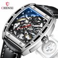 Chenxi barrel-shaped hollow automatic mechanical watch men's luminous manufacturer mechanical watch