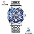 Chenxi hollow mechanical watch men's watch cross-border live broadcast fully automatic watch men's waterproof steel belt luminou