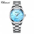 CHENXI mother-of-pearl dial steel belt women's watch luminous waterproof diamond fashion quartz watch