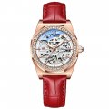 Chenxi popular watch for women solid steel strap ladies fashion with diamond hollow automatic mechanical watch waterproof lumino