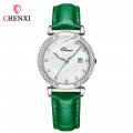 Chenxi new diamond calendar watch for women waterproof quartz watch mother-of-pearl dial watch