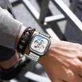 CHENXI new square hollow automatic mechanical watch for men