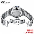 Chenxi watch men's watch sweep seconds through the bottom movement steel belt quartz watch calendar men's factory wholesale