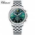 Men's watch quartz watch alloy fashion trend watch luminous calendar three-hand model