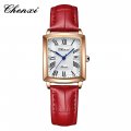 Square Watch Women's Fashion Genuine Leather Waterproof Watch Quartz Watch