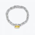 Creative Fancy Yellow Bracelet Micro-Inlay Technology