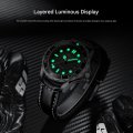 Chenxi mechanical watch for men, fully automatic calendar, luminous, waterproof, genuine leather strap, fashionable, high-end bu