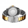 Men's fashion waterproof quartz watch factory direct sale steel band wholesale magnifying glass calendar watch