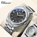 Chenxi watch men's watch sweep seconds through the bottom men's quartz watch fashion luminous calendar