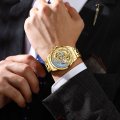 Chenxi mechanical watch men's fully automatic mechanical watch dragon watch luminous relief men's watch new