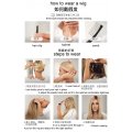 Air Bang Fluffy Gradient blonde Big Wave Long Curly wig