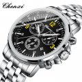 Men's watch quartz watch alloy fashion trend watch luminous calendar three-hand model