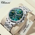 Men's watch quartz watch alloy fashion trend watch luminous calendar three-hand model