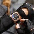 CHENXI popular square watch Men's high-end new fashion trend genuine leather luminous quartz watch