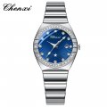 Chenxi new round diamond scale watch calendar luminous waterproof ladies watch quartz watch