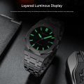 Chenxi light transparent men's fashion watch octagonal luminous waterproof stainless steel trend watch
