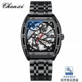 Chenxi barrel-shaped hollow automatic mechanical watch men's luminous manufacturer mechanical watch