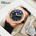 Chenxi watch men's watch sweep seconds through the bottom movement trendy fashion watch calendar luminous