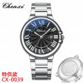 Chenxi watch men's watch sweep seconds through the bottom movement steel belt quartz watch calendar men's factory wholesale