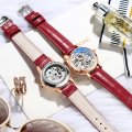 Chenxi fashion diamond-studded waterproof fully automatic hollow mechanical watch for women
