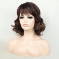Fashion Women Brown Short Curly Wig