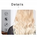 Air bangs, long curly hair, multi-color, natural and versatile wig