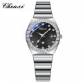 Chenxi new round diamond scale watch calendar luminous waterproof ladies watch quartz watch