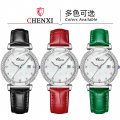 Chenxi new diamond calendar watch for women waterproof quartz watch mother-of-pearl dial watch