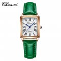 Square Watch Women's Fashion Genuine Leather Waterproof Watch Quartz Watch