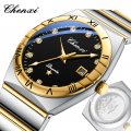 Chenxi watch sweep second movement transparent bottom men's watch calendar luminous men's watch quartz watch manufacturers whole
