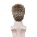 New Men's Short Hair Fluffy Burr Multi-color Chemical Fiber Wig