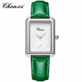 Square watch for women genuine leather belt women's watch thin waterproof watch fashion simple three-pin small square fashion qu